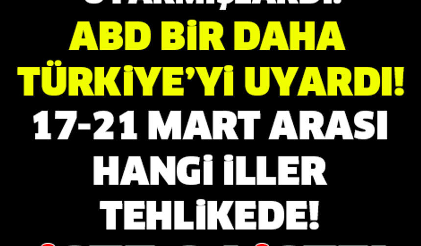 17-21 MART ARASI HANGİ İLLERDE CANLI BOMBA OLUCAK! İŞTE O LİSTE...,

GALERİ&#039;NİN DEVAMI İÇİN TIKLAYIN...