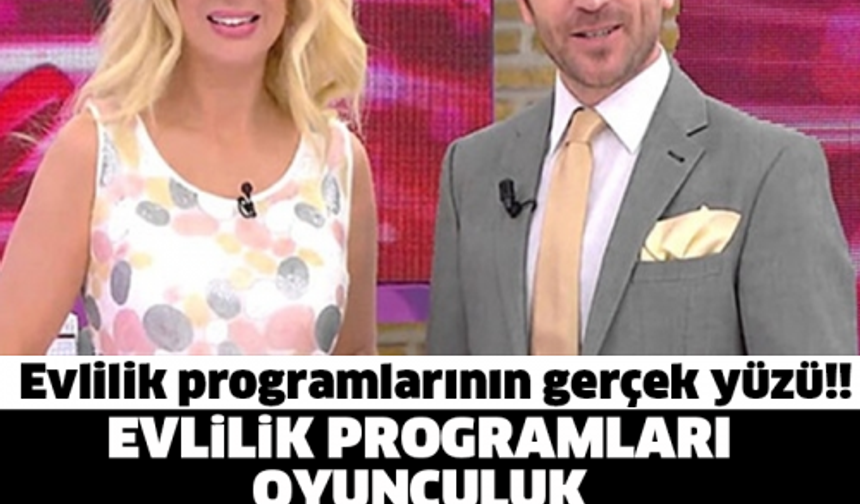 EVLİLİK PROGRAMLARI OYUNCULUK ÜZERİNE KURULU DİYEREK İSTİFA ETTİ VE GERÇEKLERİ ANLATTI!!