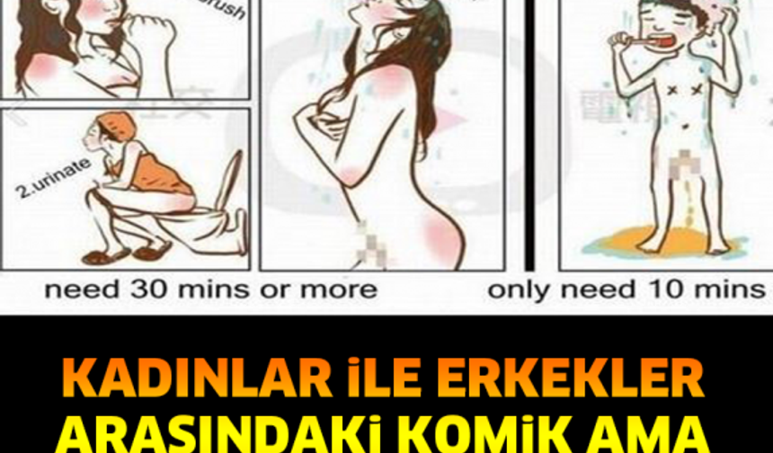 KADINLAR İLE ERKEKLER ARASINDAKİ KOMİK AMA GERÇEK 17 FARKLILIK!

GALERİ&#039;NİN DEVAMI İÇİN TIKLAYIN..!