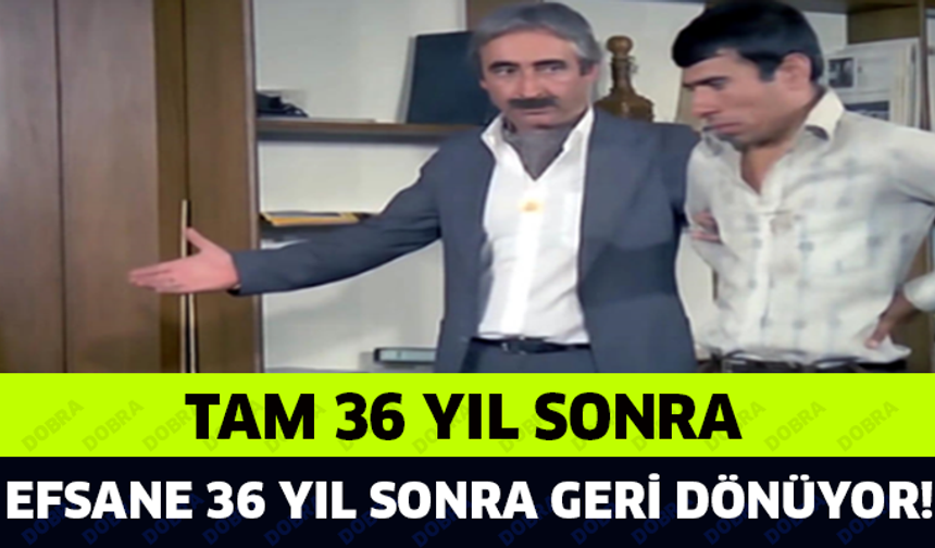 Efsane 36 yıl sonra geri dönüyor

DETAYLAR İÇİN GALERİYE DEVAM ET...
