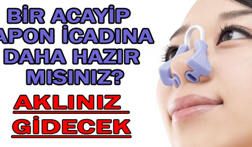 Bir acayip Japon icadına daha hazır mısınız? Aklınız gidecek
