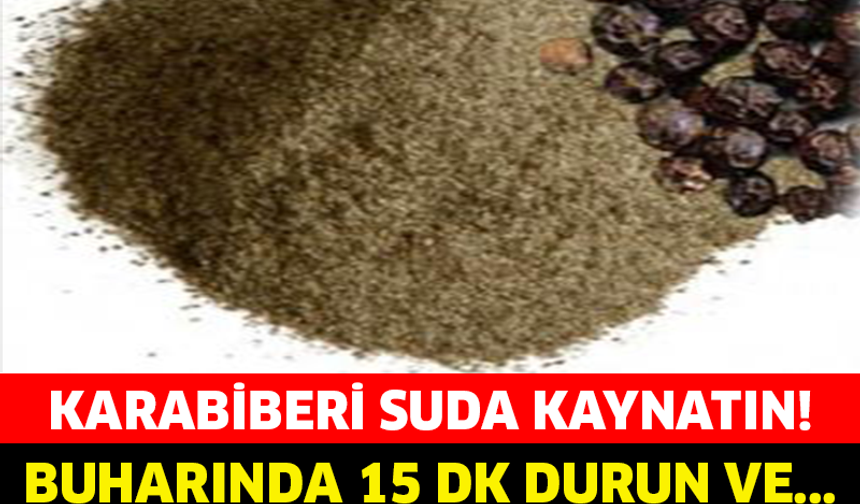 Karabiberi Suda 15 Dakika Kaynatıp Buharında Durun Ve…

DETAYLAR İÇİN GALERİYE DEVAM ET...