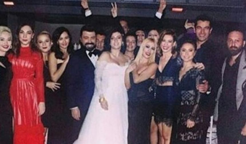 Başta BKM Mutfak oyuncuları olmaz üzere çok sayıda ünlü ismin katıldığı düğüne Kenan İmirzalıoğlu sevgilisi Sinem Kobal ile geldi.