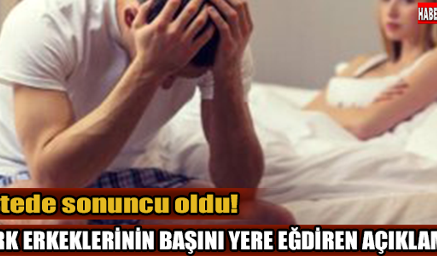 Araştırmalara Göre Türk Erkeği Yatakta... Listede sonuncu oldu ! 

HABERİN DEVAMI İÇİN TIKLAYIN...