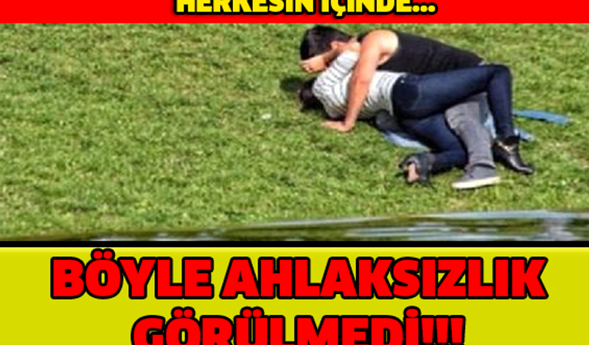 BÖYLE AHLAKSIZLIK GÖRÜLMEDİ! HERKESİN İÇİNDE...

GALERİNİN DEVAMI İÇİN TIKLAYIN...