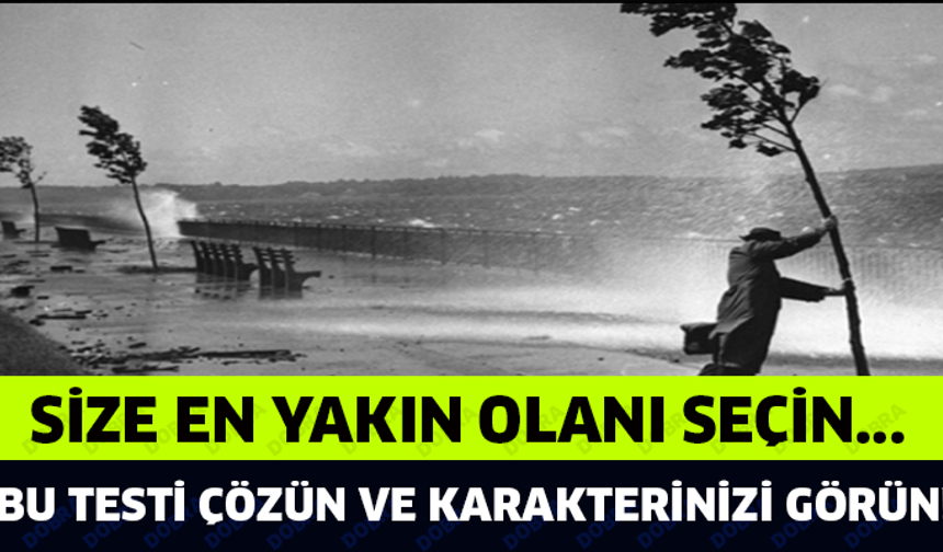 BU TESTİ ÇÖZÜN VE KARAKTERİNİZİ GÖRÜN

DETAYLAR İÇİN GALERİYE DEVAM ET...
