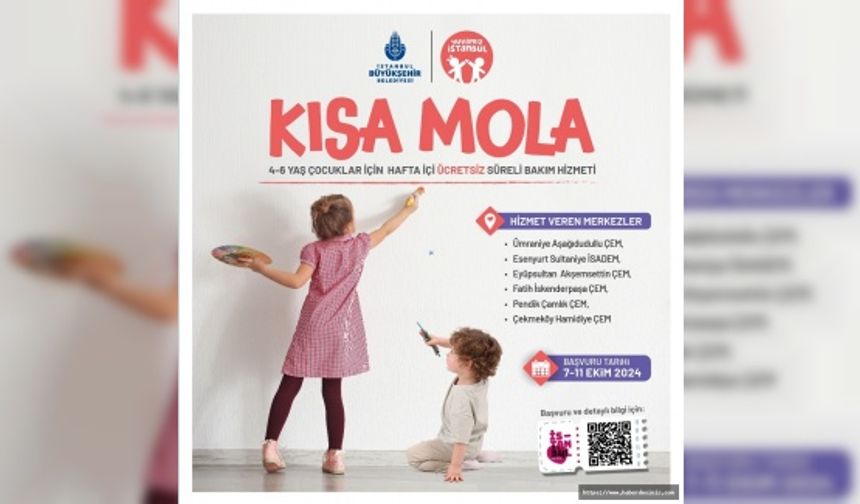 İBB Yuvam İstanbul'da 'mola' rahatlığı