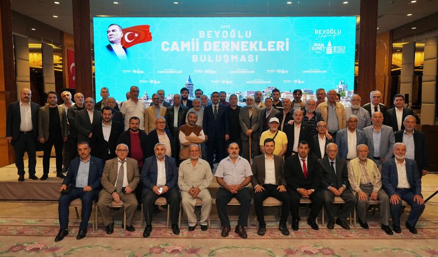 Beyoğlu’nda cami derneklerinden dayanışma
