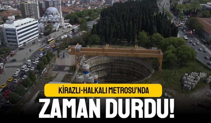 Kirazlı-Halkalı metrosunda ‘Zaman Durdu’