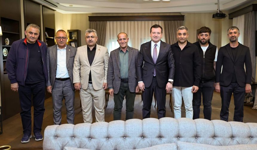 Semizkumlar heyetinden Balcıoğlu’na ziyaret