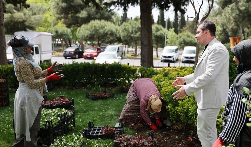 Balcıoğlu'ndan sokakları renklendirenlere ziyaret