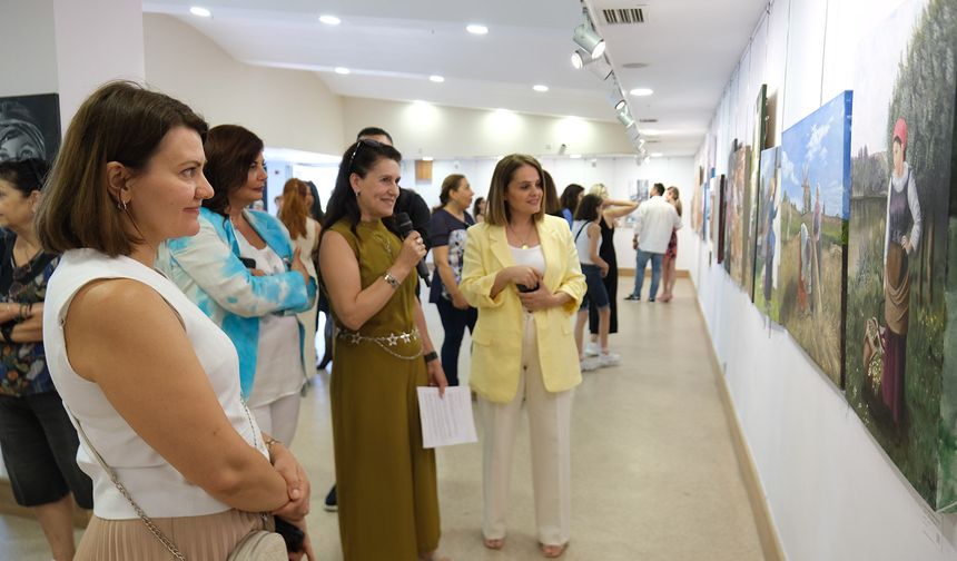 “Bir Fırça, Bin Duygu” Sergisi Büyükçekmece’de Sanatseverlerle Buluştu