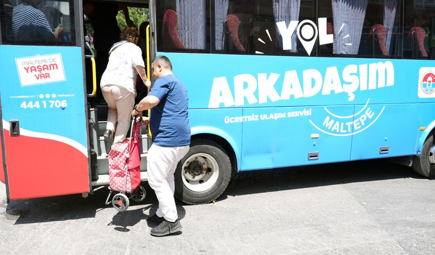 Maltepe’de Ücretsiz Pazar Servisi Başladı
