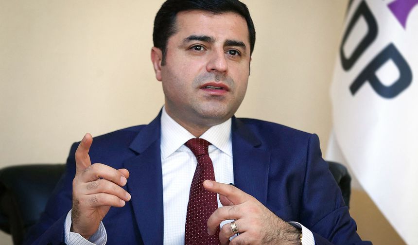 DEM Parti'den Meclis'e Selahattin Demirtaş İçin Genel Görüşme Talebi