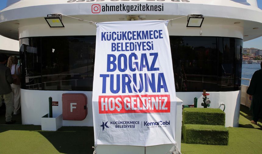 Küçükçekmece Belediyesi’nden Kadınlara Boğaz Turu Sürprizi