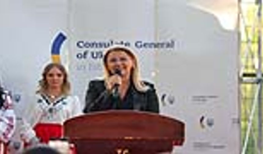 Ukrayna bağımsızlık günü Bakırköy'de kutlandı