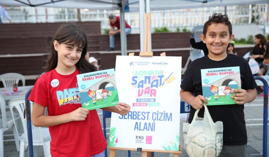 Küçükçekmece’de Yaz Sanatla Güzel: “Sokakta Sanat Var” Etkinliği Başladı