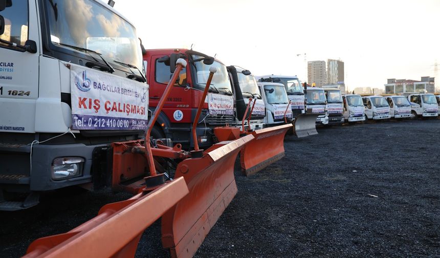 Bağcılar Belediyesi Kış Hazırlıklarını Tamamladı