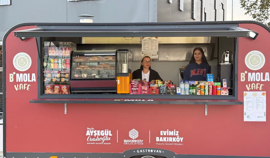 Bakırköy’de Uygun Fiyatlı Yeni Durak: B’Mola Karavan Kafe Hizmete Açıldı