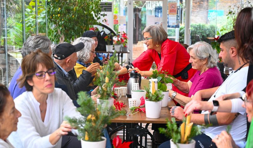 Beşiktaş’ta 65 Yaş Üstü Komşular İkebana Sanatıyla Tanıştı