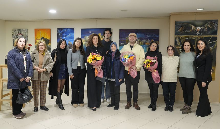 ‘Tesadüf 3’ Resim Sergisi Kartal’da Açıldı