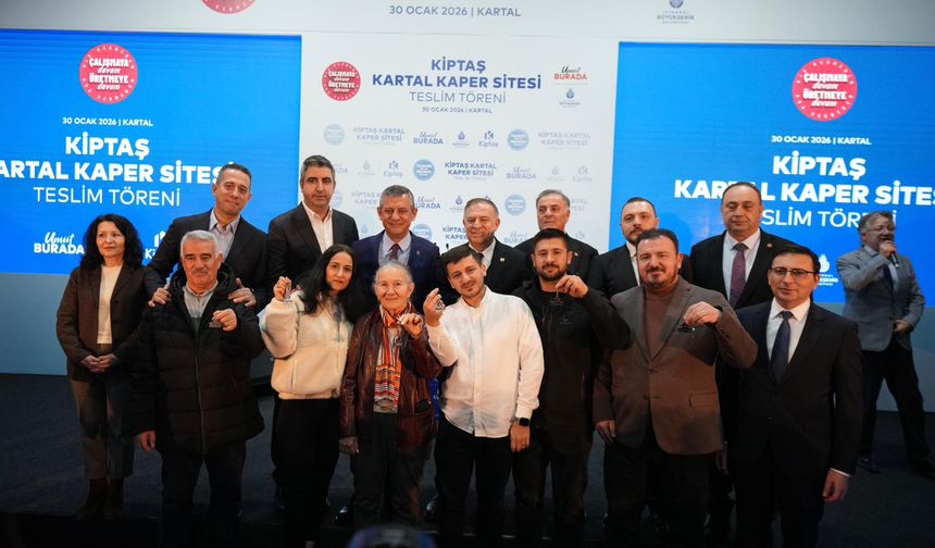 Kartal’da Kentsel Dönüşüm Projesinde 590 Konut Hak Sahiplerine Teslim Edildi