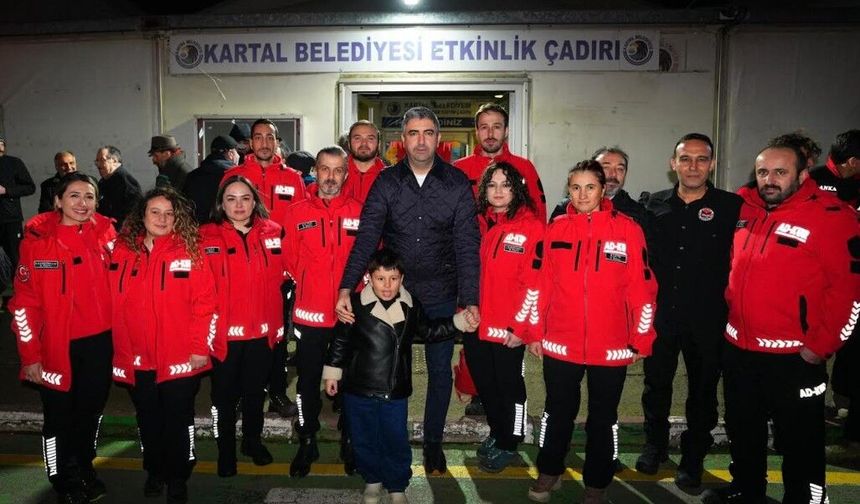 Kartal Belediyesi Afet Kahramanlarını Aynı Sofrada Buluşturdu