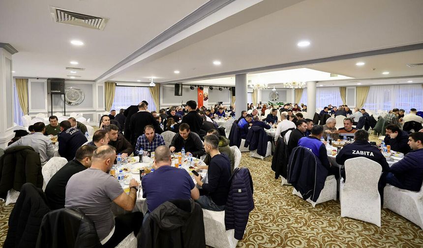 Küçükçekmece’nin Zabıtaları İftarda Buluştu