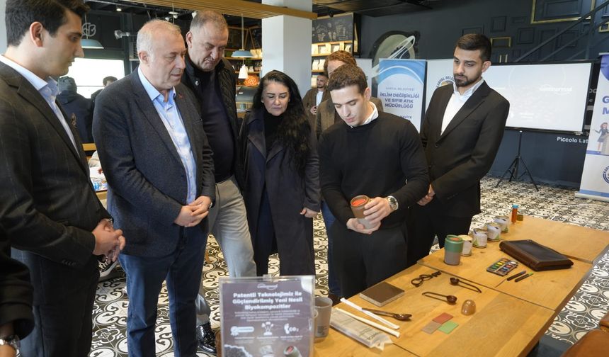 KARTAL’DA ÇEVRE DEVRİMİ: ATIK KAHVE POSASINDAN BİYOPLASTİK ÜRETİLDİ
