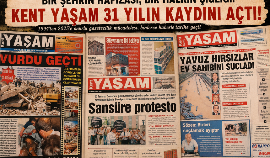 ÇEYREK ASIRLIK BİR ONUR VESİKASI: KENT YAŞAM GAZETESİ’NİN HAFIZA ODASINDA BİR YOLCULUK