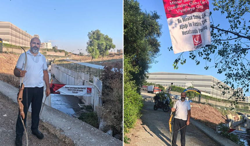 Kemal Aygün’den Tarihi Köprüde Görülmemiş Eylem