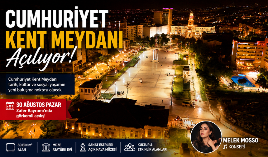 BÜYÜKÇEKMECE’NİN 80 BİN METREKARELİK CUMHURİYET KENT MEYDANI AÇILIYOR