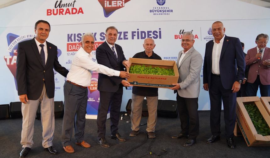 İBB’DEN ÇİFTÇİYE KIŞLIK FİDE DESTEĞİ: TARIMSAL DESTEK 1 MİLYAR TL’YE YAKLAŞTI