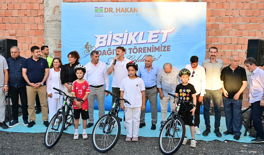 BAHÇELİEVLER’DE BİSİKLET SEVİNCİ: 100 ÇOCUK DAHA PEDAL ÇEVİRECEK