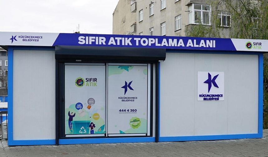 Küçükçekmece'de 8 Mahalleye Sıfır Atık Toplama Alanı