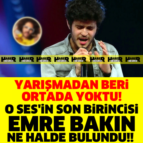 O SES&#039;İN SON BİRİNCİSİ EMRE BAKIN NE HALDE BULUNDU !