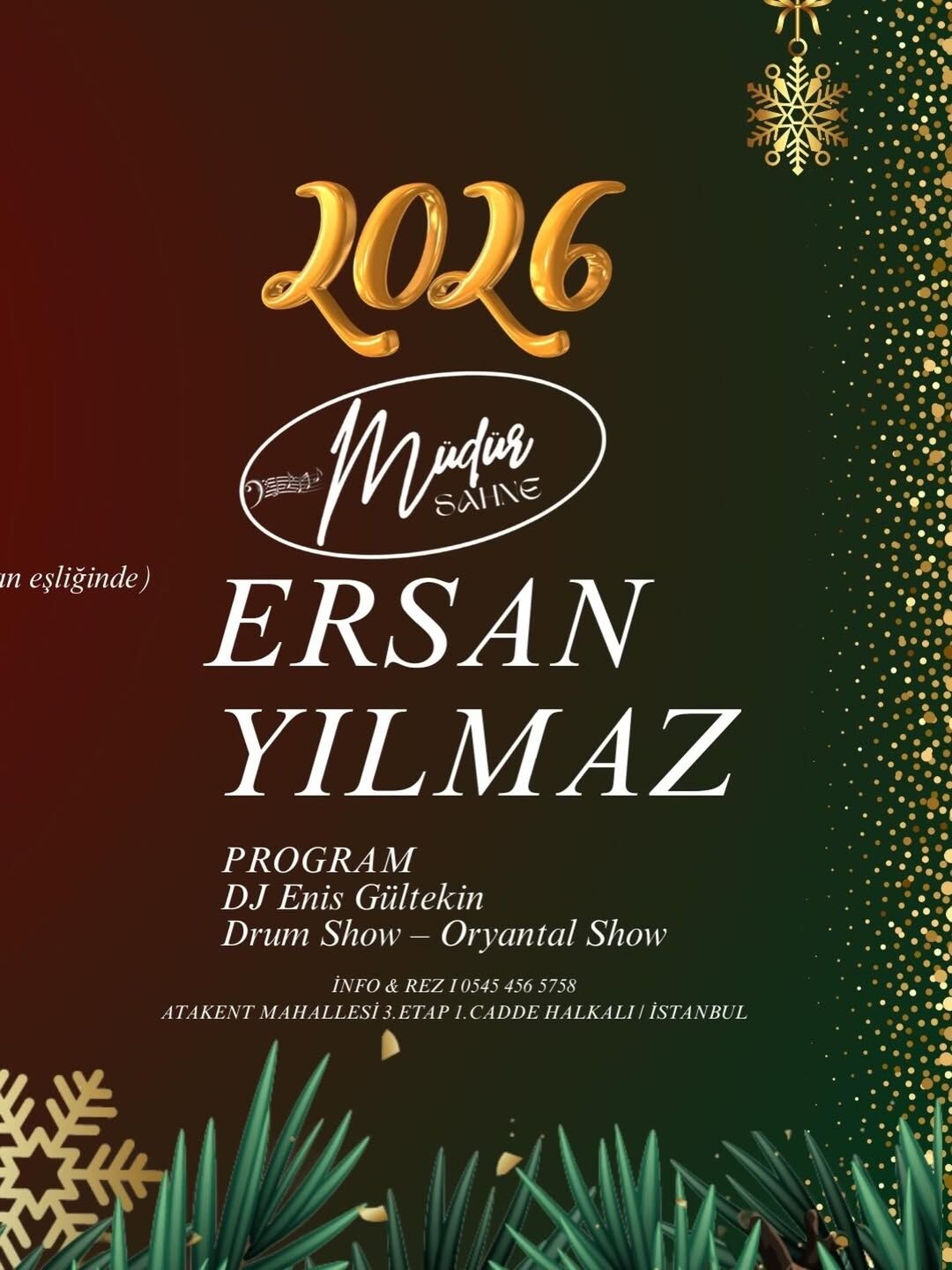 Yeni Yılı Sevdiklerinizle Birlikte Müdür Yeni Nesil Meyhane'de Karşılayın